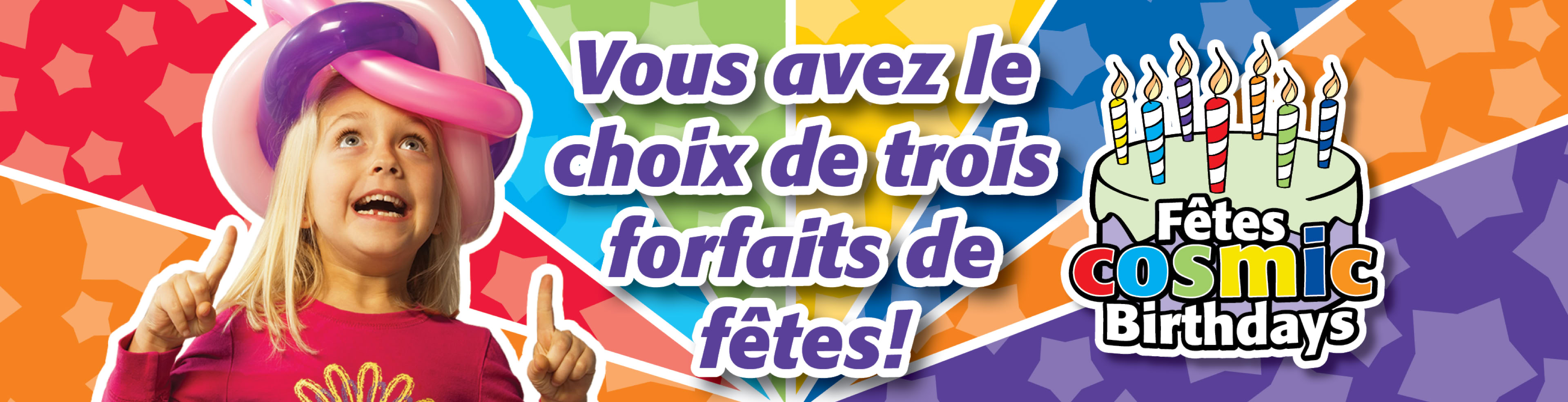 Cosmic Birthday Packages Ad