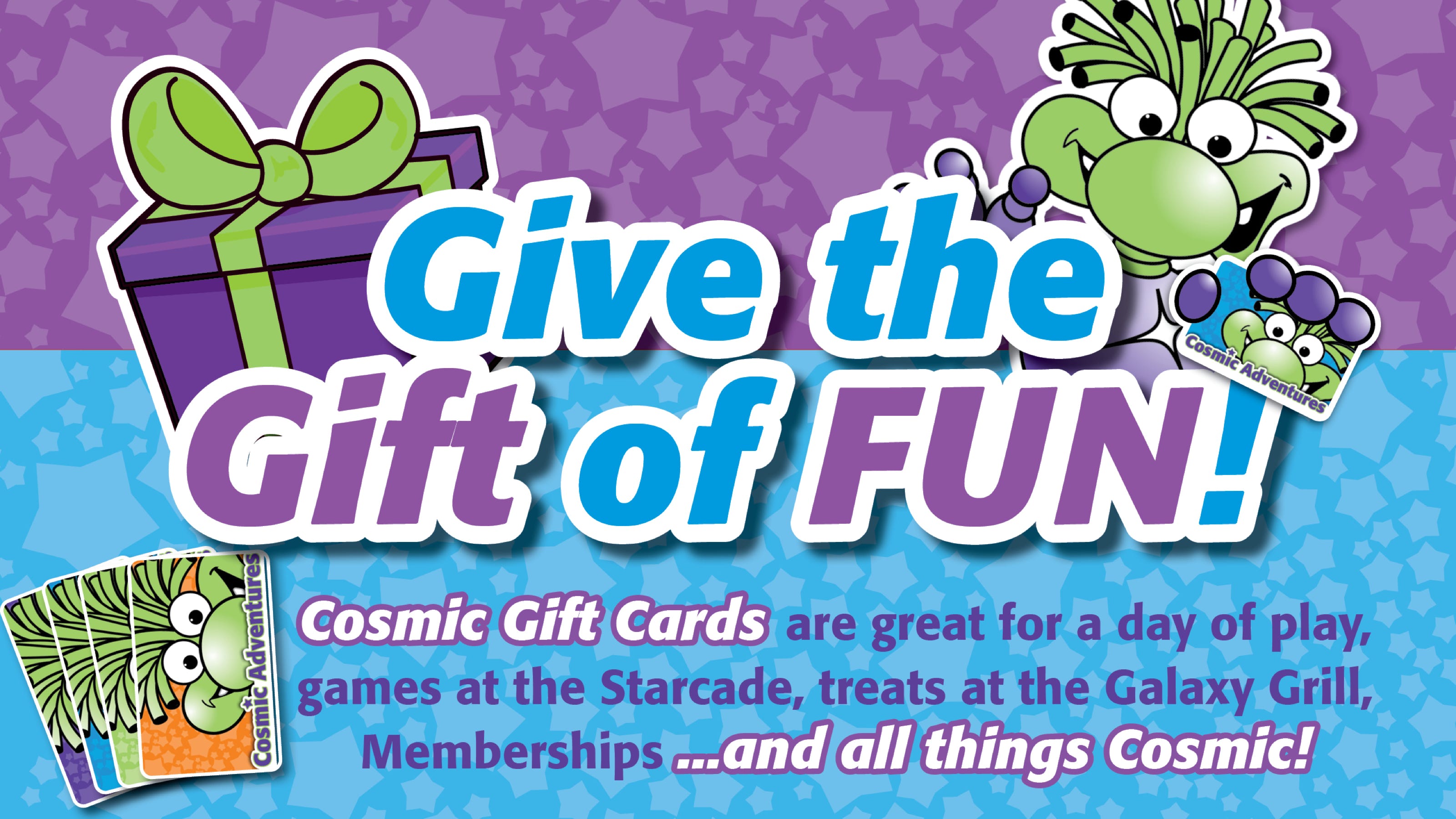Cosmic Adventures Give of the Gift of Fun