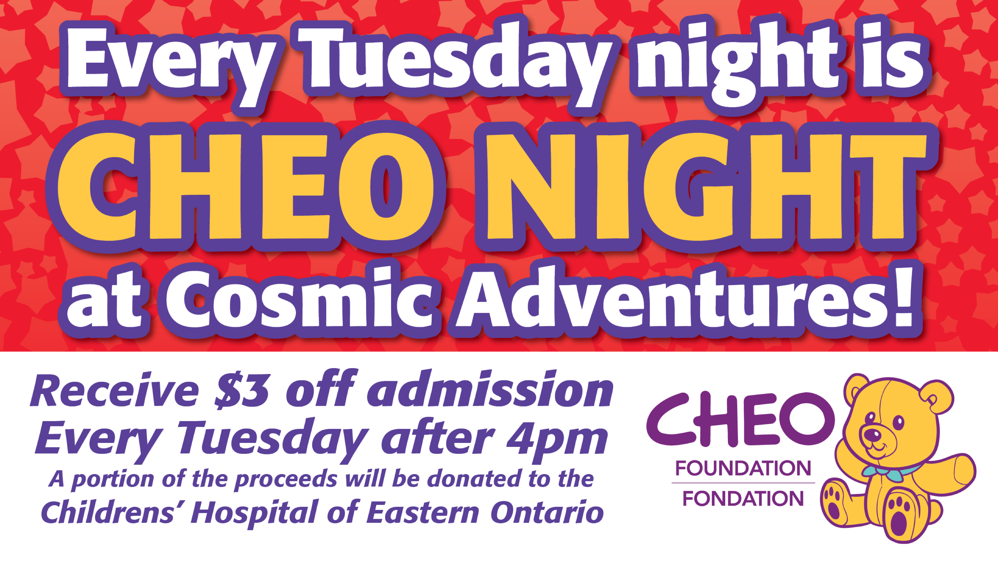 Cosmic Adventures CHEO Night